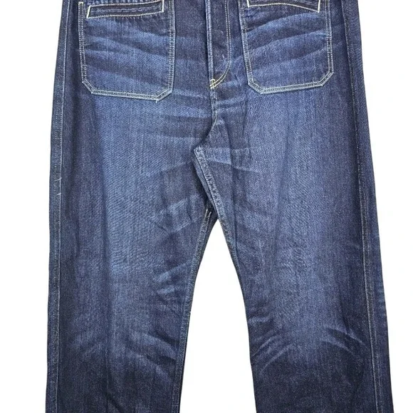 We The Free Wide Leg Women's Jeans Dark Wash Size 31 - Picture 4 of 10